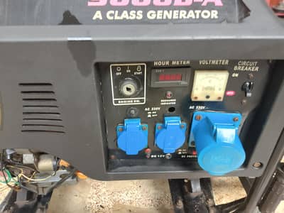 generator jyde 9000D-A 7.5 KVA maximum load 8kva
