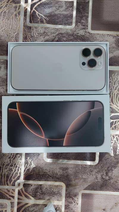iPhone 16 Pro Max 256GB - Desert Titanium (4 Months Old)
