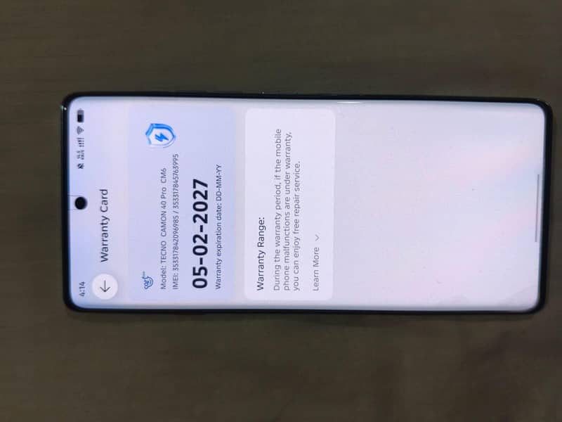 Tecno CAMON 40 Pro 5