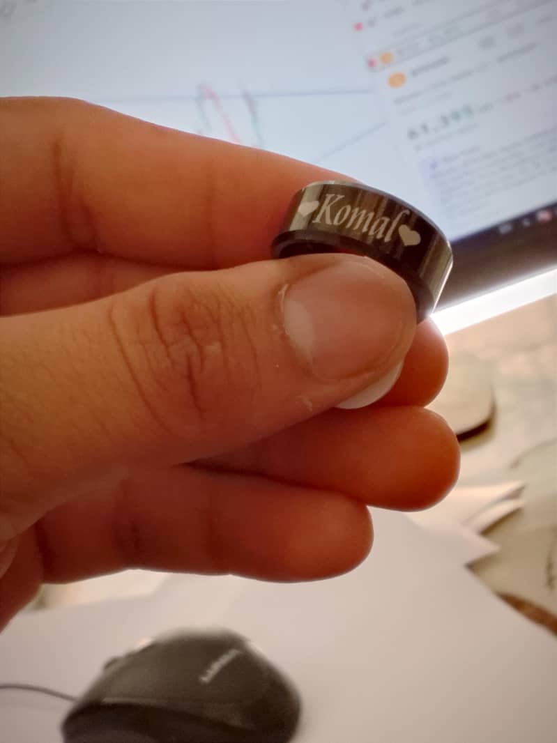 Coustomize name ring 3