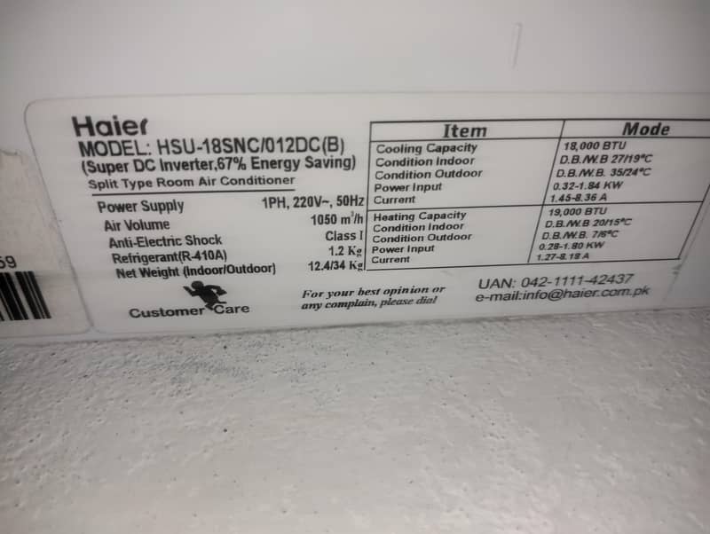 Inverter split AC 1