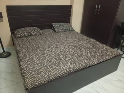 Double bed with mattress for sale