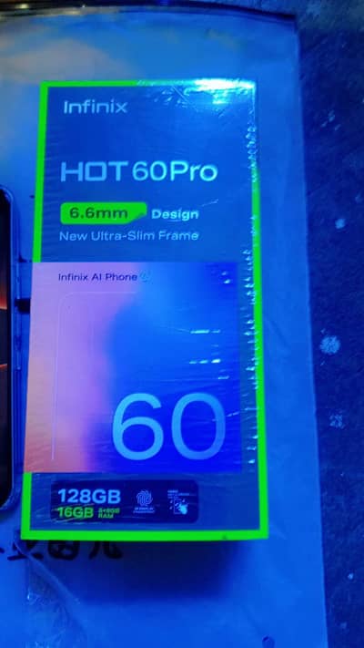 Infinix Hot 60 Pro | 16GB | 128 GB With 9 Year Warranty
