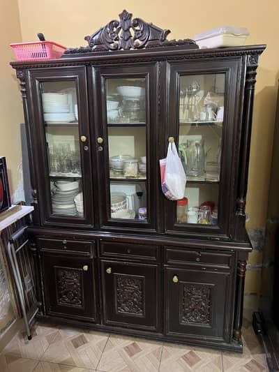 Two showcase  and one dressing table available for sale