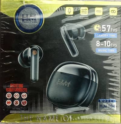 HM 804 Wireless Earphones - Brand New V5.4 Bluetooth Earbuds