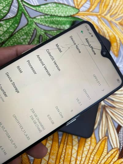 OPPO F11 Smartphone Available For Sale 8/256 Glass Break. . .