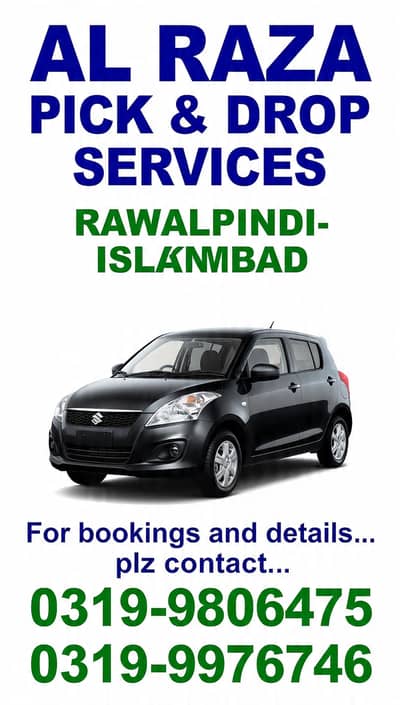 AL-RAZA Pick  &  Drop  services. .