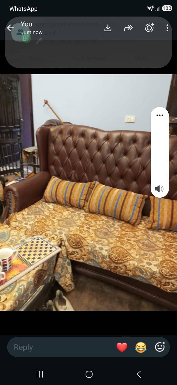 Sofa set 3 +2+1 with centre table 1