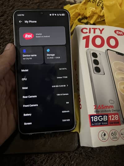 Itel City 100 1 Week Used Only No Offers Need