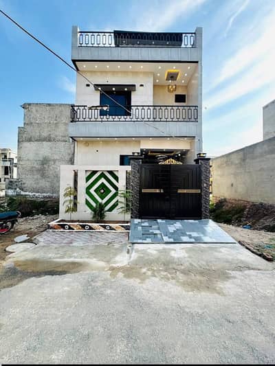N Black 3 Marla Double Story Brand New Hot Location House For Sale Al Rehman Garden Phase 2