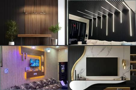 Media wall design work