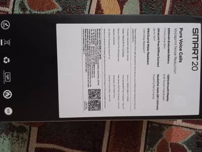 Infinix smart 20 4/128 new mobile box pack
