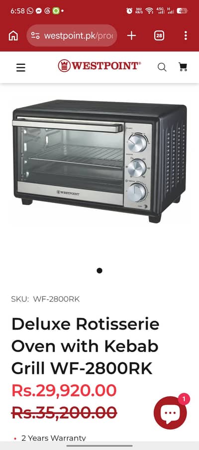 OTG OVEN FOR SALE