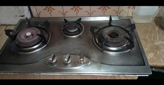 3 Burner Natural Gas Stove