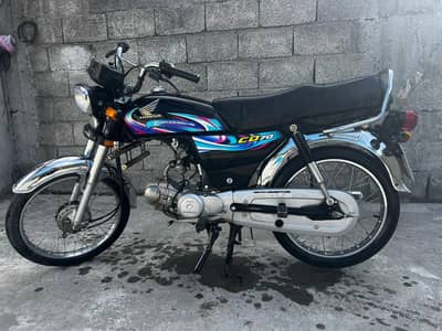 Honda 70 23/24 model Karachi number All ok bike