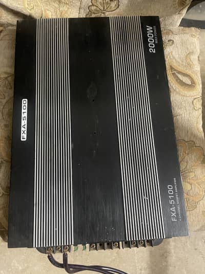 FXA-5100 4-Channel MOSFET Amplifier (2000W) – With Complete Wiring Kit
