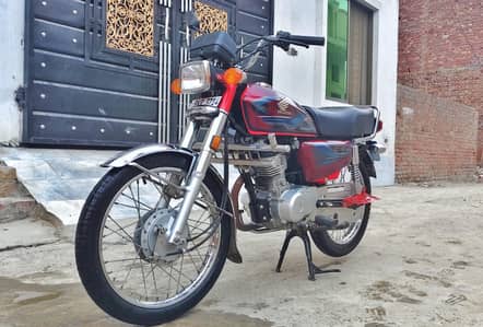 Honda CG 125 Red Colour - 2024 Model