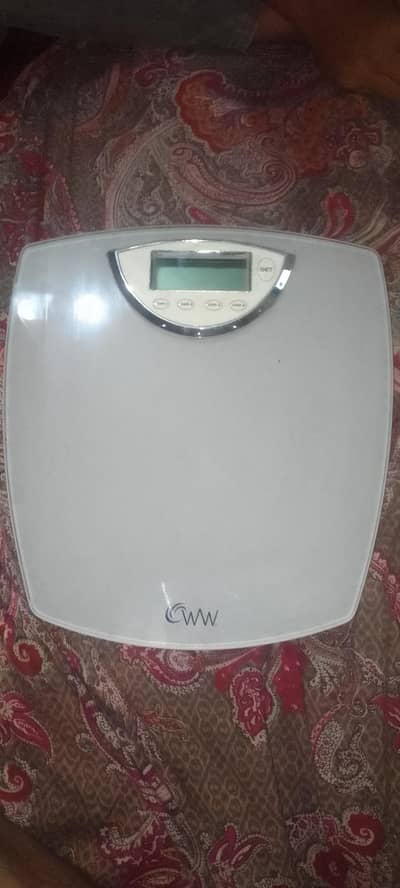 Weight check machine.