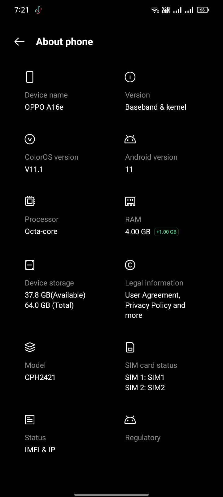 OPPO A16e 5