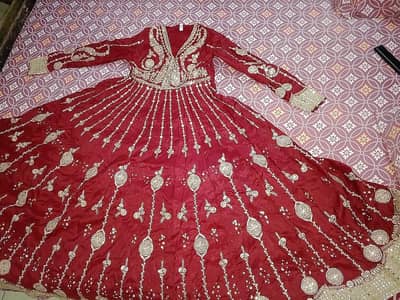 Original Ethnic Brand Heavy Embroidered Anarkali Frock New Condition