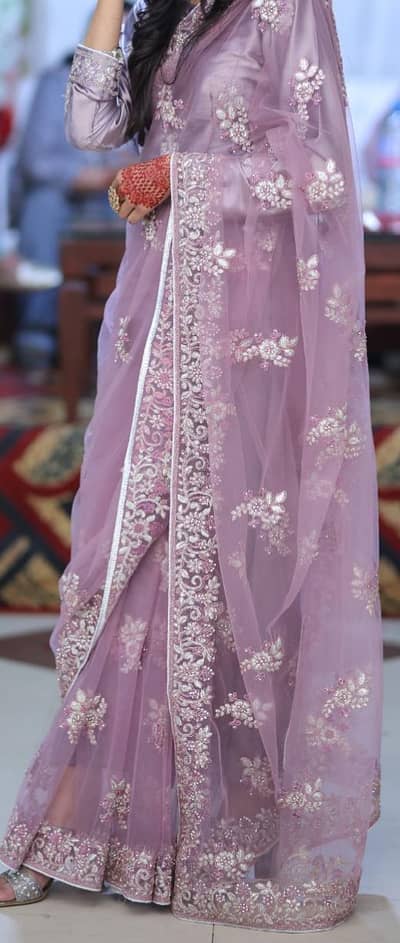 Indiana net saree for weeding