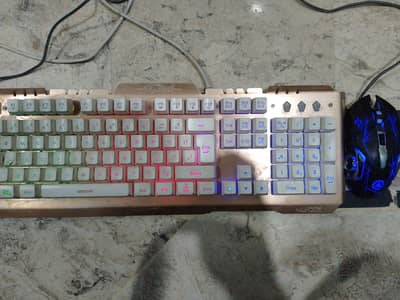 Gaming keyboard and mouse