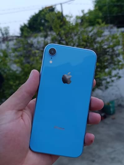I Phone XR-Blue Colour-64GB-100%Original-TrueTone or Face ID Workin