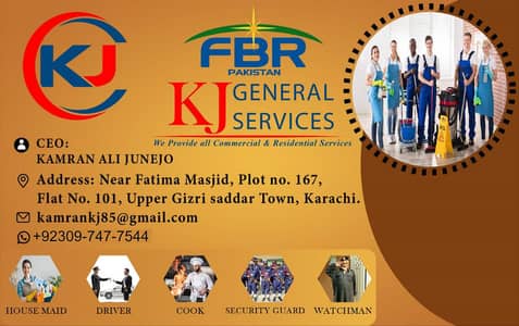 Domestic & Commercial Staff provide.