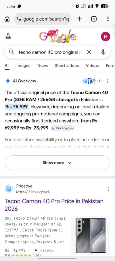 Tecno CAMON 40 Pro