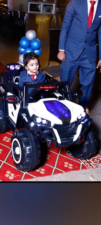 My baby is still very small. I bought this car for his birthday entry