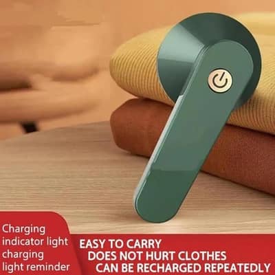 Green Electric Lint Remover 4Hr Battery 20 Pieces