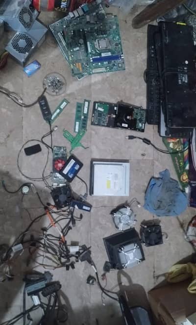 mother board BB processors fan CD ROM DVD ROM SSD Graphic card AMD HHD
