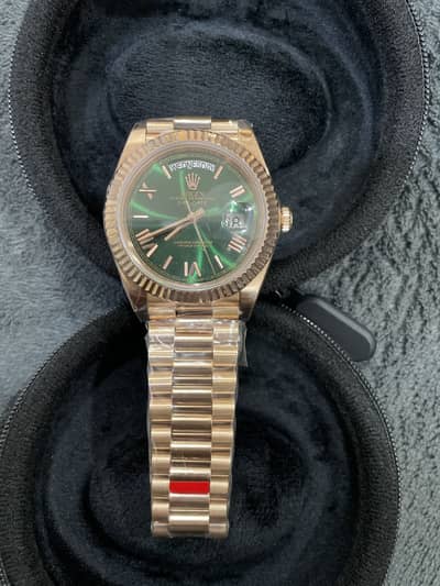 ROLEX DAY-DATE ROSEGOLD GREEN DIAL