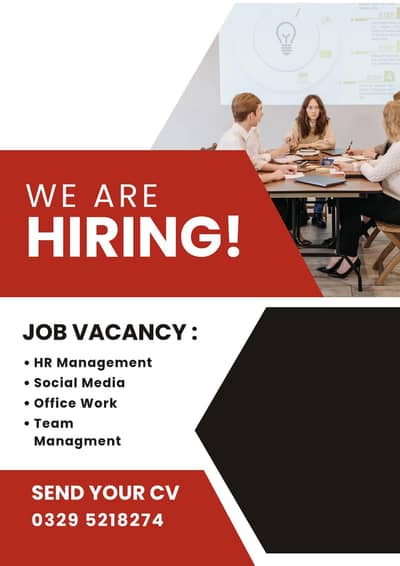 Hiring Now | Male & Female | Freshers Welcome