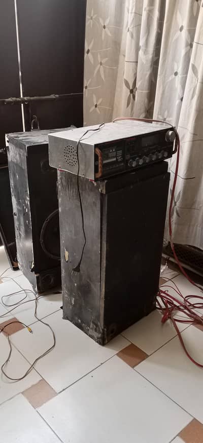 Heavy Base Sound 4 speaker | 12-Inch & 10-Inch with National amplifier