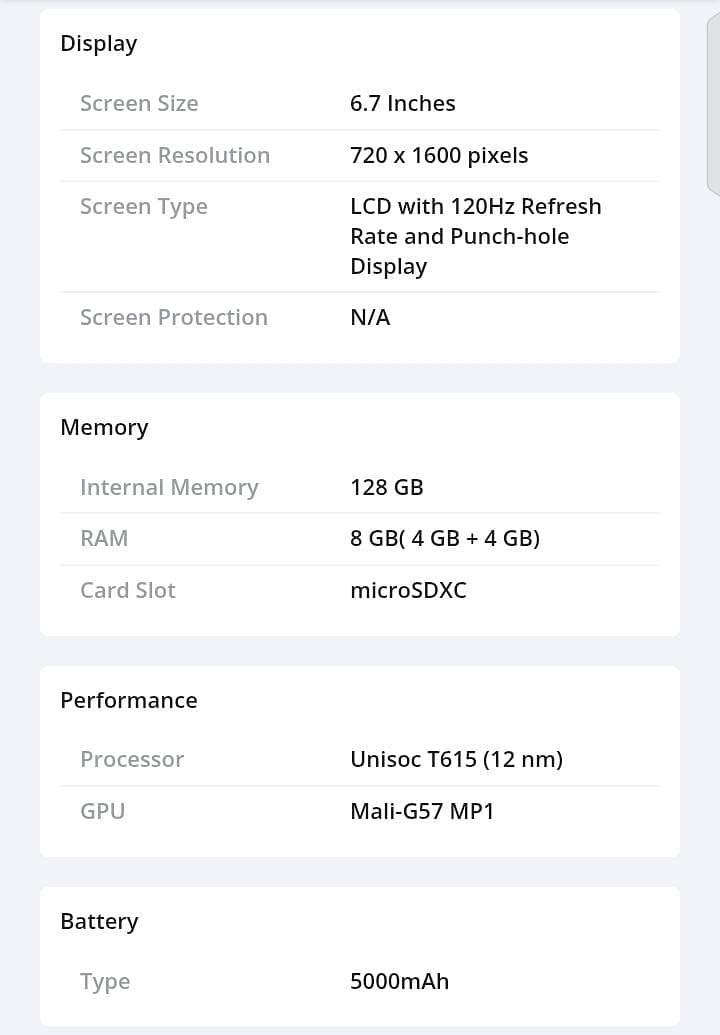 Itel P65 2