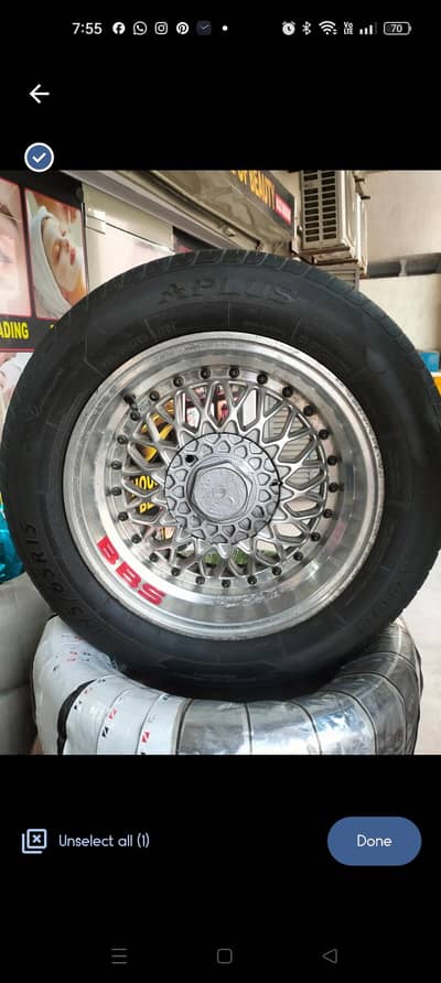 bbs orignal alyrim 8.5 jj deep Holo with plates