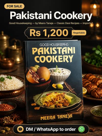 Pakistani Cookery Book – Good Housekeeping by Meera Taneja (Imported)