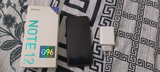 Infinix Note 12 G96 with box charger pta approved 8+8/128gb