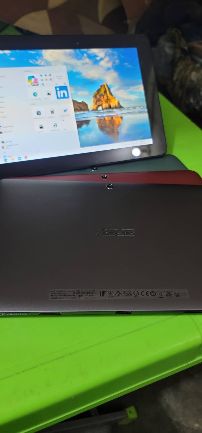 asus tab Window 7