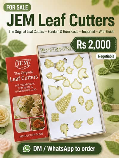 JEM Original Leaf Cutters set with guide (UK brand)