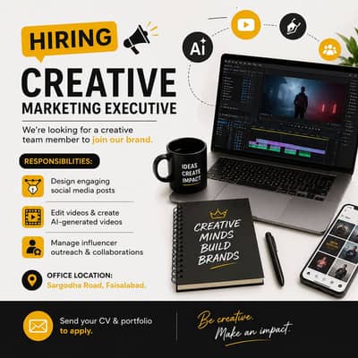 Hiring - Creative Marketing Executive