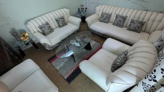 7-Seater Leather Sofa