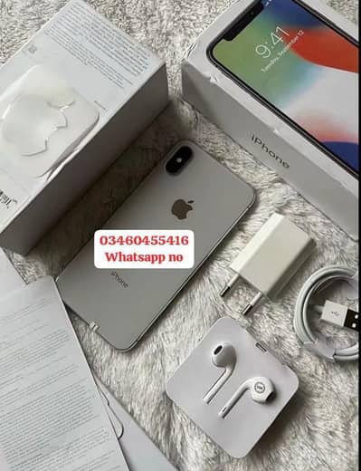 Apple iPhone X 256 GB storage full box urgent for sale