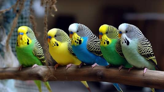 Healthy Budgie Parrots Pair for Sale | Active & Beautiful Birds