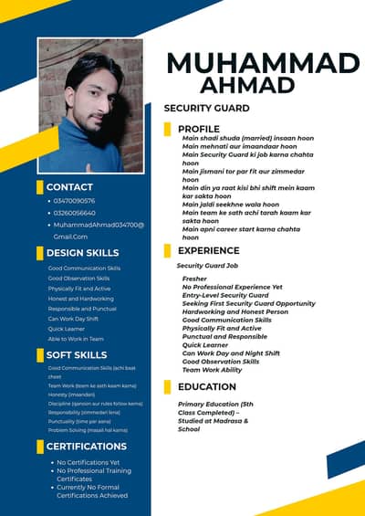 Aslamu O Alikum I Need This Severity Gard job
