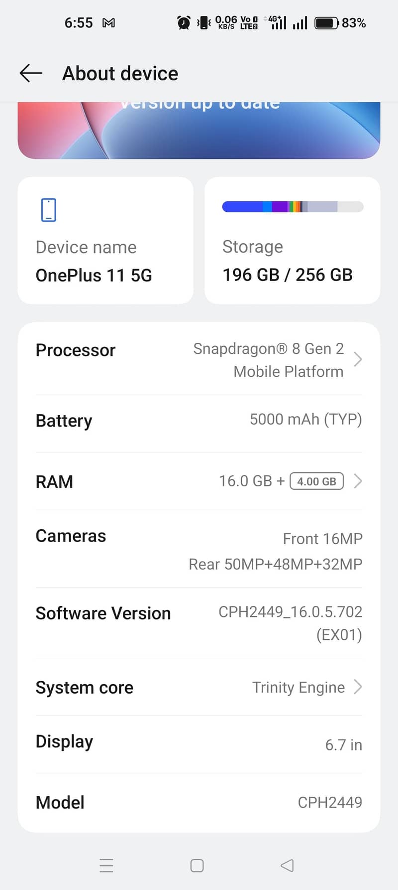 One Plus 11 0