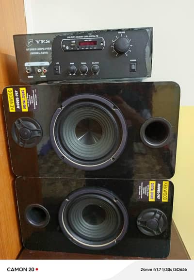 Kenwood digital sound with new Amp