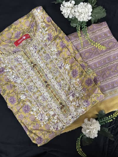 2 pc Lawn Suit