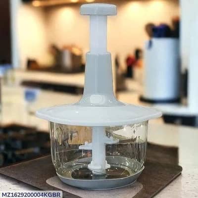 Manual Food Chopper Multicolour Plastic Kitchen Essestial